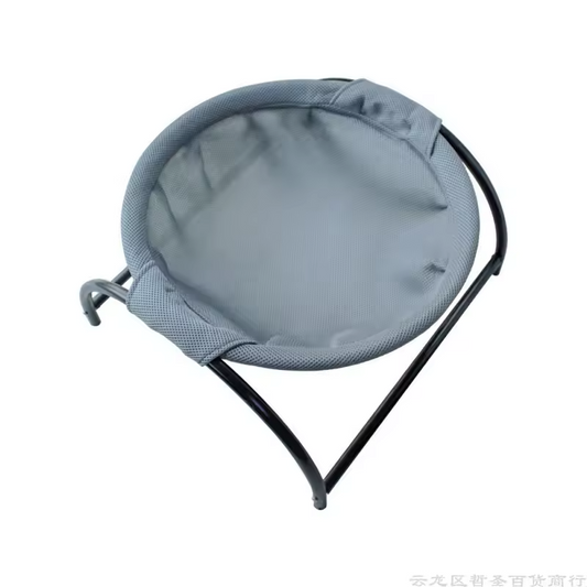 Cat Hammock Freestanding Wooden Frame Grey 45x42x23cm Cat Bed