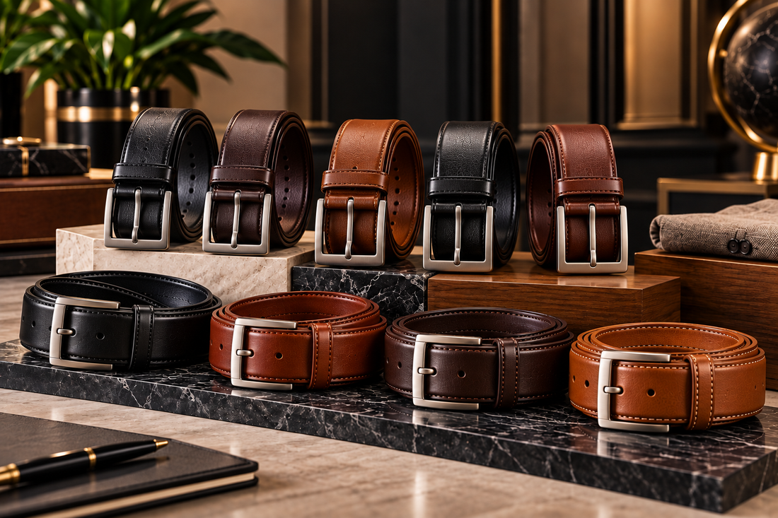 Leather belt