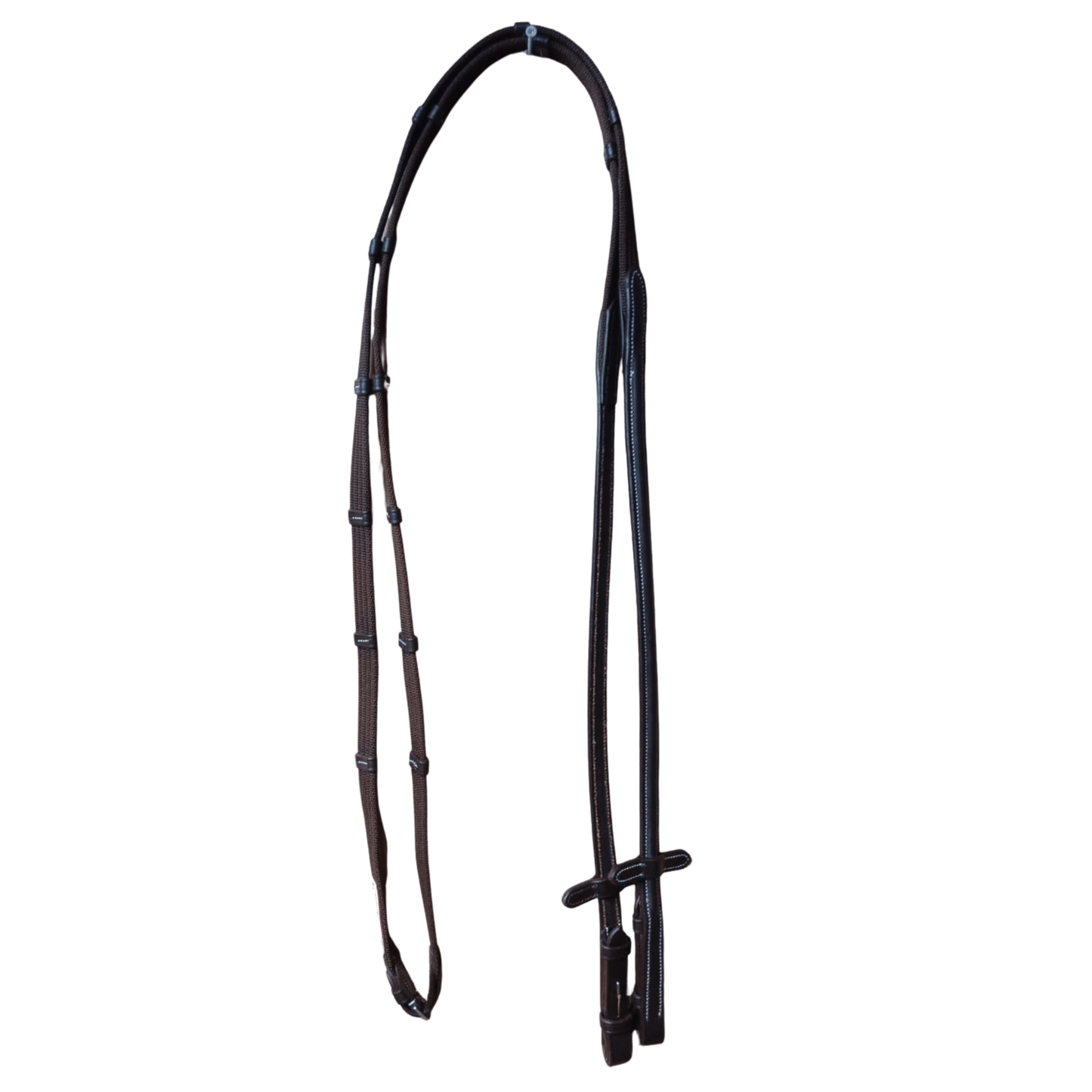 Black Leather Horse Bridle with Reins – Padded Cowhide Bridle BH-01 Havana - Youshaelia