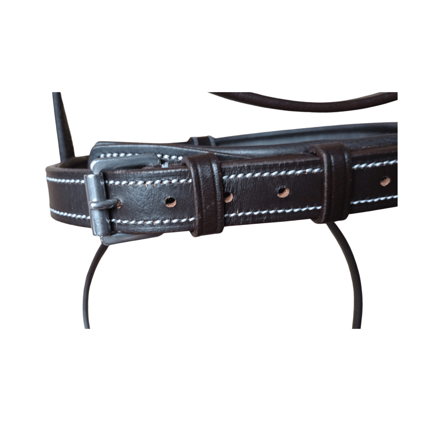 Black Leather Horse Bridle with Reins – Padded Cowhide Bridle BH-01 Havana - Youshaelia